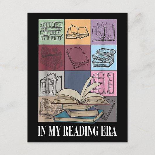 In mijn leestijdperk boekenliefhebber informatiekaartje (Voorkant)