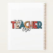 In mijn leraar tijdperk cadeau voor leraar planner (Achterkant)