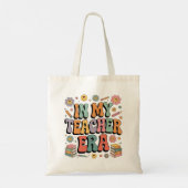 In Mijn Leraar Tijdperk - Groovy 70's Retro Tote Bag (Achterkant)