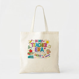 In Mijn Leraar Tijdperk Kleurrijke Leraar Tote Tas