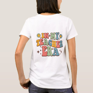 In mijn lerarentijdperk Groovy Lettering T-shirt