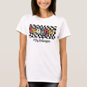 In mijn lerarentijdperk retro leraar cadeau t-shir t-shirt (Voorkant)