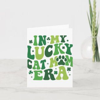 In Mijn Lucky Cat Moeder Tijdperk Groovy Ierse Sin Kaart