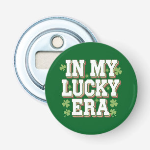 In mijn Lucky Era St. Patrick's Day Familie Cadeau Button Flesopener