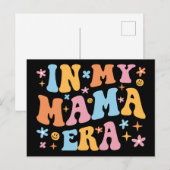 In mijn mama-tijdperk briefkaart (Voorkant / Achterkant)