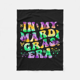 In mijn Mardi Gras tijdperk Groovy Festival Carnav Fleece Deken