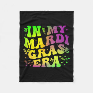 In mijn Mardi Gras tijdperk Groovy Festival Carnav Fleece Deken
