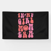 In Mijn Meisje Mam Era Retro Groovy Moederdag Spandoek (Horizontaal)