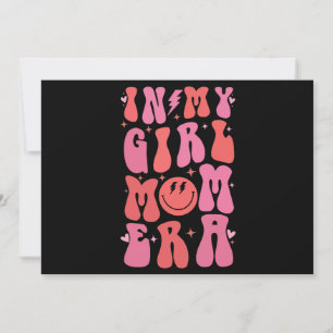 In Mijn Meisje Moeder Tijdperk Retro Groovy Moeder Feestdagenkaart