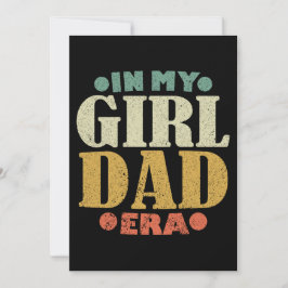 In mijn meisje pap era  Vaderdag grappig Kaart