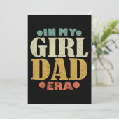 In mijn meisje pap era  Vaderdag grappig Kaart (Staand voorkant)