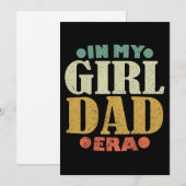In mijn meisje pap era  Vaderdag grappig Kaart (Voorkant / Achterkant)