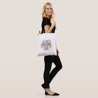 In Mijn Moeder Tijd Trendy Moederdag T-Shirt Draagtas