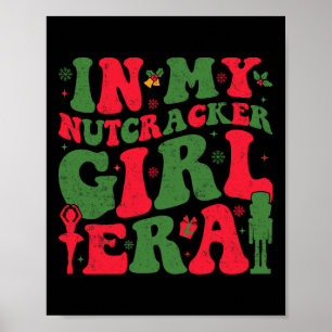 In mijn notenkrakermeisje tijdperk Groovy Christma Poster