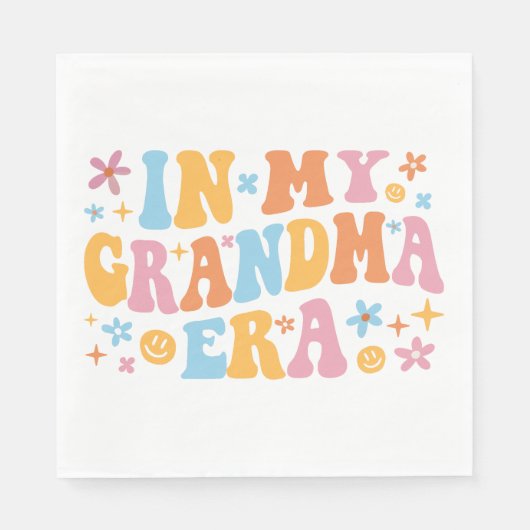 In mijn oma-tijdperk servet (Voorkant)