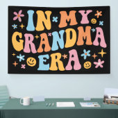 In mijn oma-tijdperk spandoek (Beurs)