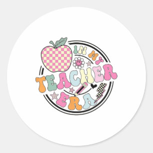 In mijn onderwijstijdperk de beste waardering voor ronde sticker