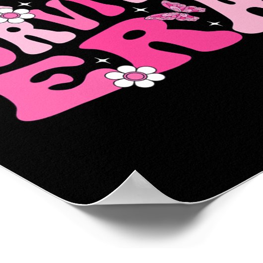 In mijn overlevende tijdperk roze lint borstkanker poster (Hoek)