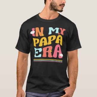 In mijn papa tijdperk Grappige vader Pun Groovy pa T-shirt