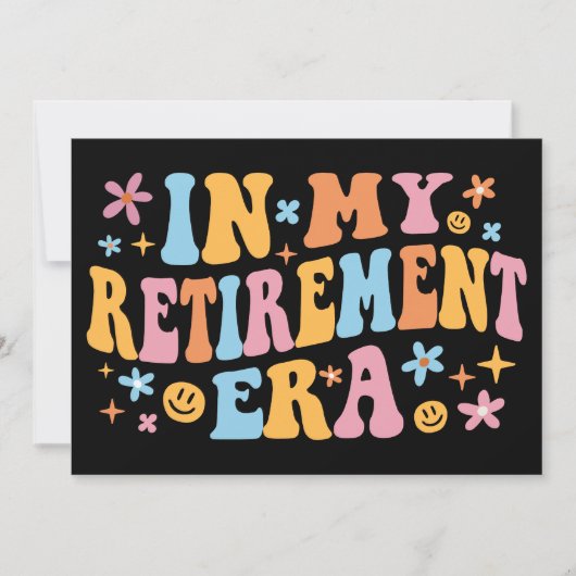 In mijn pensioengerechtigde leeftijd ben ik aankondiging (Voorkant)