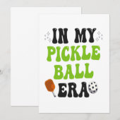 In mijn pickleBall tijdperk grappige groovy sport Kaart (Voorkant / Achterkant)