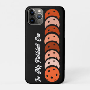 In mijn pickleball tijdperk - Oranje vibes ontwerp iPhone 11 Pro Hoesje