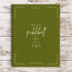 In Mijn Pickleball Tijdperk Pickle Paddle Vintage Notitieboek