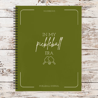In Mijn Pickleball Tijdperk Pickle Paddle Vintage Notitieboek