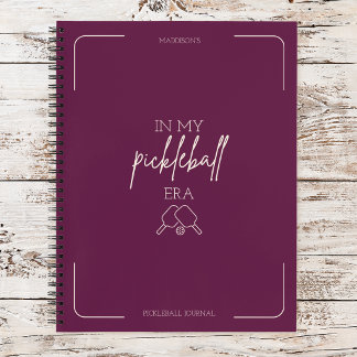In Mijn Pickleball Tijdperk Pickle Paddle Vintage Notitieboek