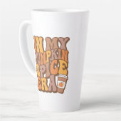 In mijn pompoen kruiden tijdperk | Pompoen speceri Latte Mok (Linkerhoek)