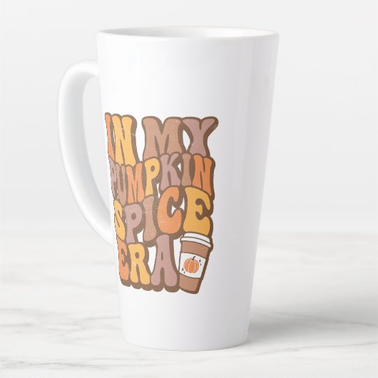 In mijn pompoen kruiden tijdperk | Pompoen speceri Latte Mok (Linkerhoek)