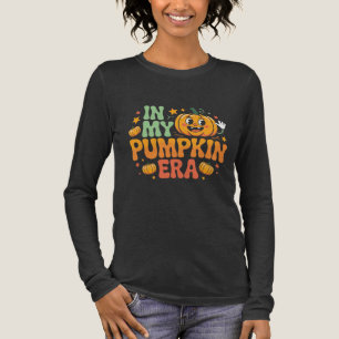 In Mijn Pompoentijdperk - Kawaii Halloween Pompoen Tri-Blend Shirt