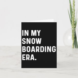 In Mijn Snowboarder - Sneeuwwinter Kaart