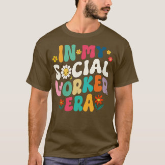 In mijn sociale werktijd Motivatie schoolraad T-shirt