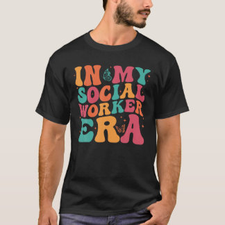 In mijn sociale werktijd Motivatie schoolraad T-shirt