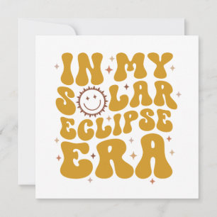 In mijn Solar Eclipse Era Design PNG SVG Cut File Feestdagenkaart
