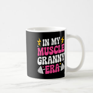 In Mijn Spier Granny Era Grappige Sport Oma Gym WO Koffiemok