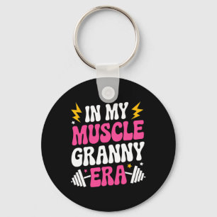In Mijn Spier Granny Era Grappige Sport Oma Gym WO Sleutelhanger