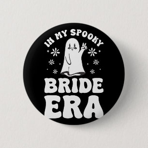 In Mijn Spooky Bruid Tijdperk Halloween Bacheloret Ronde Button 5,7 Cm