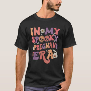 In Mijn Spooky Zwanger Era Groovy Boo Halloween T-shirt