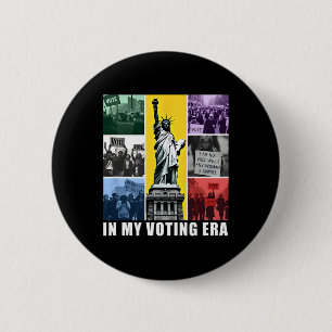 In Mijn Stemperiode Harris Wheimer Presidentieel V Ronde Button 5,7 Cm