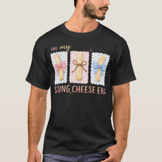 In Mijn String Cheese Mama Tijdperk Grappige Moede T-shirt