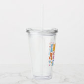 In mijn tante tijdperk acryl drinkbeker (Rechts)