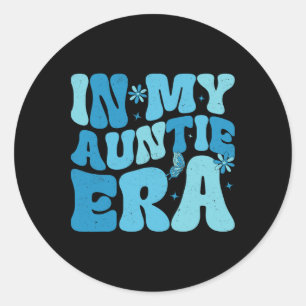 In mijn tante tijdperk kopen Moederdag geschenken Ronde Sticker