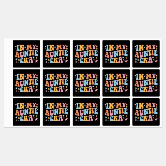 In mijn tante tijdperk labels (Vel)