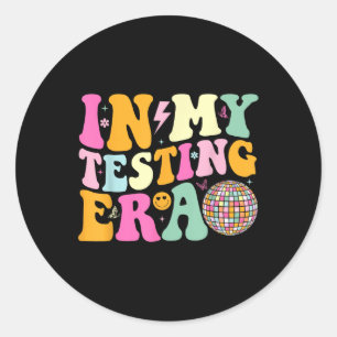 In mijn testperiode Motivatie testdag leraar Ronde Sticker