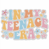 In mijn tienertijd ben ik sticker (Voorkant)