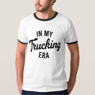 In mijn trucktijdperk Grappige trucker T-shirt