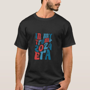 In mijn Trump 2024 tijdperk Groovy Take America Ba T-shirt