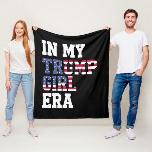 In mijn Trump Girl Era US 47e President Fleece Deken